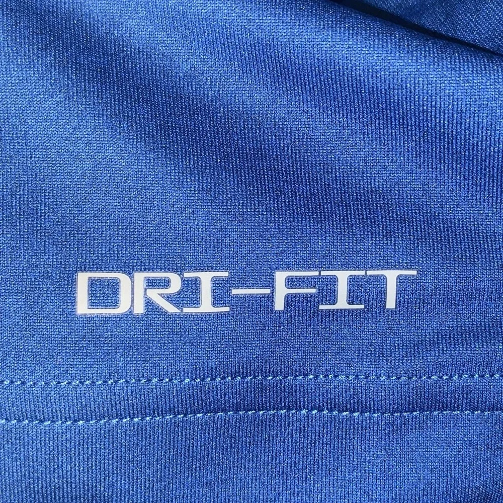 Nike Indianapolis Colts V-Neck Men's Med Blue Dri-Fit 